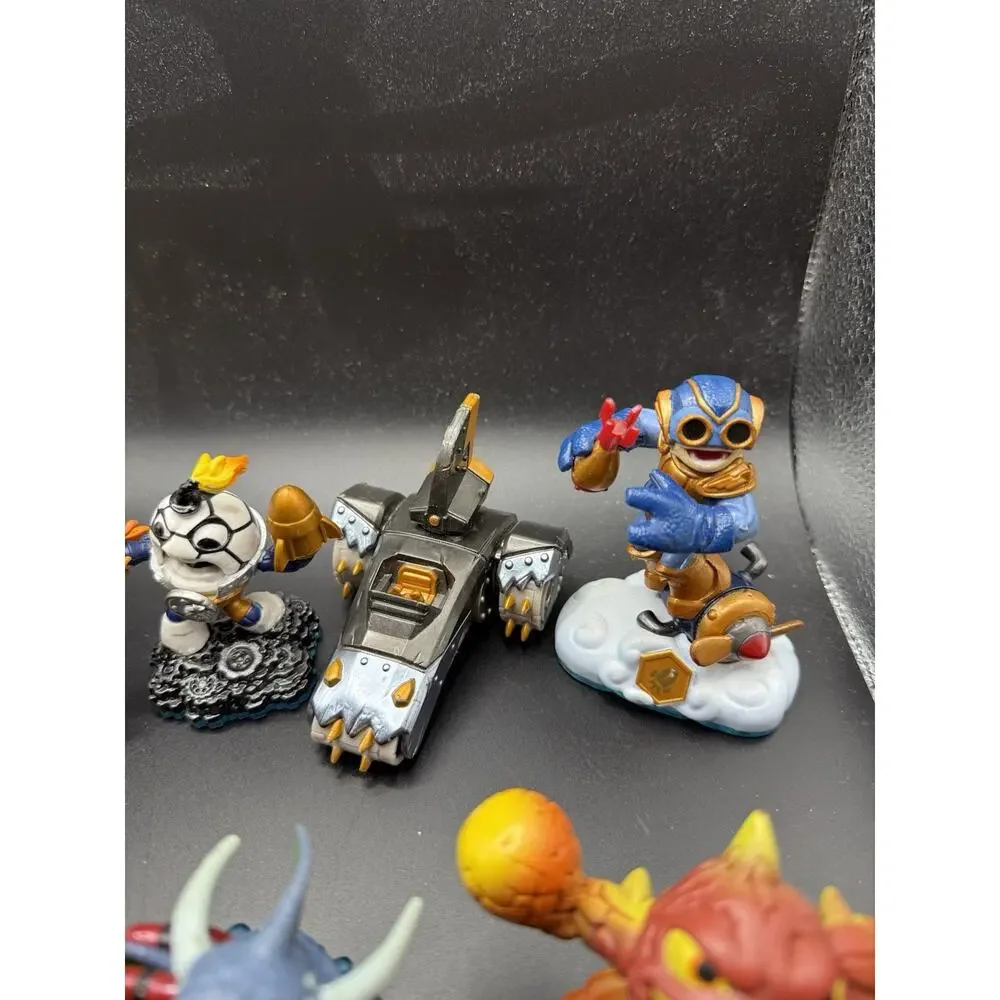 Skylanders Lot Of 10 Figures & Vehicles Trap Team Swap Force Imaginators Mixed